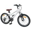 vidaXL Kids Mountain Bike 20 Tommer 6-Speed for 5-8 &aring;r gamle Hvit