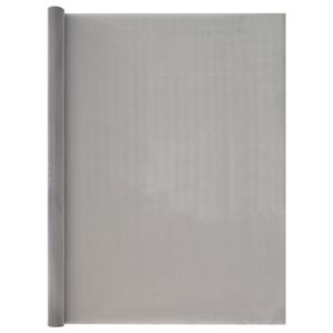 vidaXL Maskeskjerm 100 x 500 cm 120 Mesh Rustfritt st&aring;l 201 S&oslash;lv