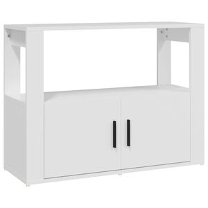 vidaXL Skjenk hvit 80x30x60 cm konstruert tre