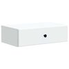 vidaXL Vegghengt Sidebord Hvit 59 x 34,5 x 17 cm Konstruert tre