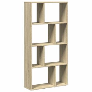 vidaXL Bokhylle sonoma eik 60x20x120,5 cm konstruert tre