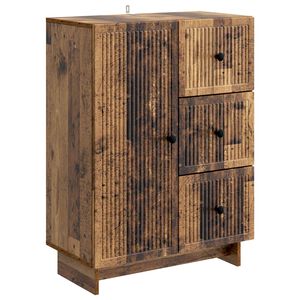 vidaXL Serviesskap Gammelt tre 66 x 34,5 x 90 cm Konstruert tre