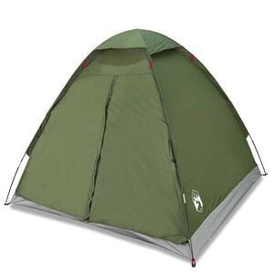 vidaXL Kuppeltelt for camping 2 personer olivengr&oslash;nn vanntett