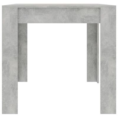 vidaXL Spisebord betonggrå 160x80x76 cm sponplate