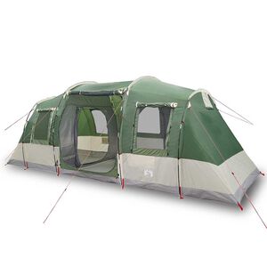 vidaXL Tunneltelt for camping 4 personer gr&oslash;nn vanntett
