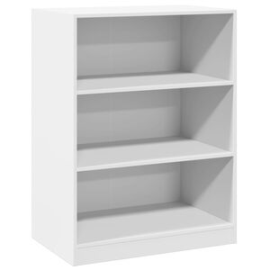 vidaXL Garderobe hvit 77x48x102 cm konstruert tre