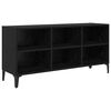 vidaXL TV-benksett Veggmontert Svart 103,5 x 30 x 50 cm Konstruert tre