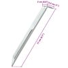 vidaXL Teltplugger 24 stk 17 cm Ø20 mm galvanisert stål