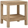 vidaXL Sidebord til baderom 45x35x45 cm heltre teak