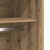 vidaXL Garderobe artisan eik 100x50x200 cm konstruert tre