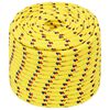 vidaXL Universaltau i polypropylen 14 mm 25 m Gul PP