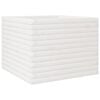 vidaXL Plantekasse hvit 60x60x45,5 cm heltre furu