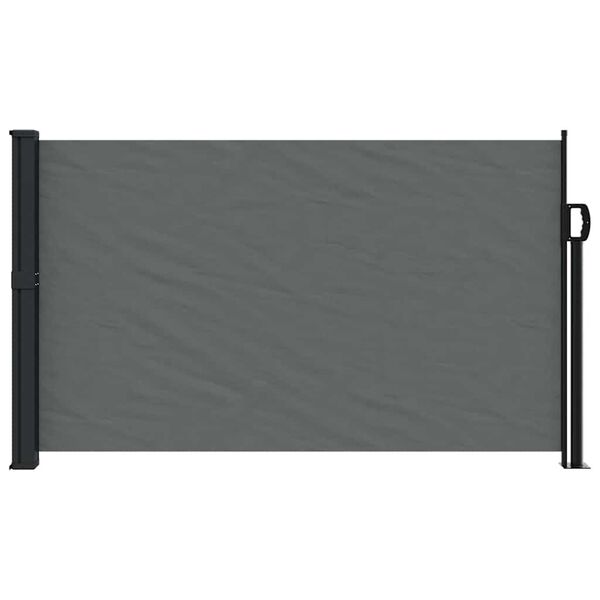 vidaXL Uttrekkbar sidemarkise antrasitt 117x300 cm