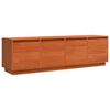 vidaXL TV-skap 156 x 37 x 45 cm Brun Konstruert tre