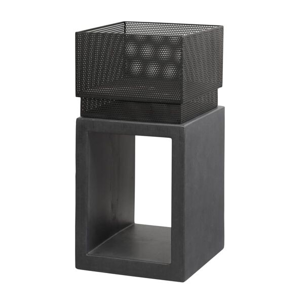 R'elite B&aring;lpanne firkantet med base med granitt-utseende 979756