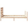 vidaXL Sengeramme uten madrass 100x200 cm heltre furu