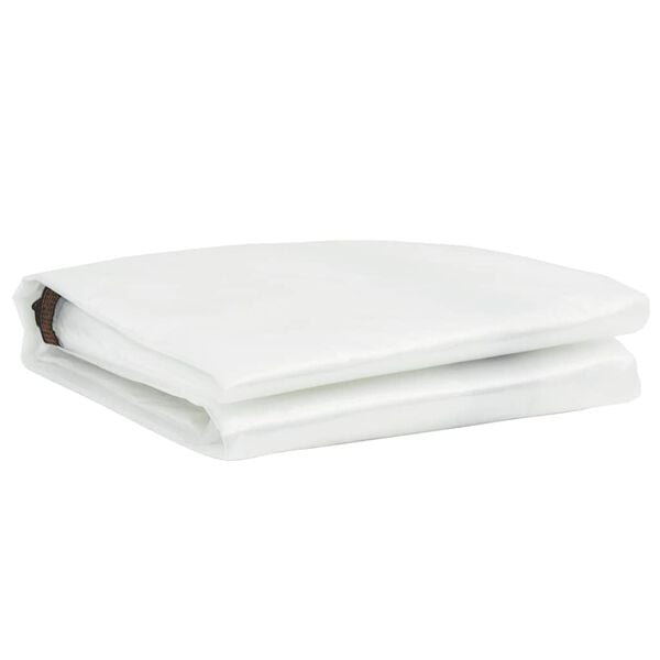 vidaXL Klar presenning med maljer 1x3 m polyetylen