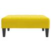 vidaXL Fotskammel gul 77x55x31 cm fl&oslash;yel