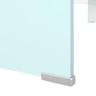 vidaXL TV-benk glass grønn 100x30x13 cm