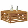 vidaXL Utebord Solid akasietre Naturlig 79 x 79 x 37 cm