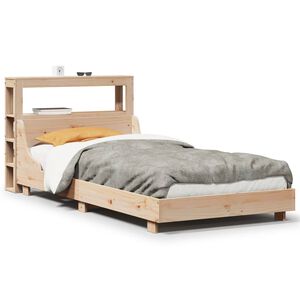 vidaXL Sengeramme uten madrass 90x190 cm heltre furu