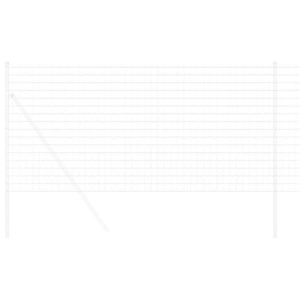 vidaXL Euro gjerde sølv 1.4 x 10 m Varmegalvanisert jern