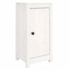 vidaXL Skjenk hvit 39x35x80 cm heltre furu