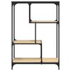 vidaXL Bokhylle sonoma eik 81x36x115 cm konstruert tre og jern