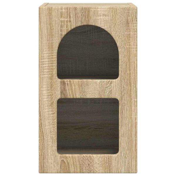 vidaXL Nattbord Sonoma eik 29,5 x 35 x 50 cm Konstruert tre