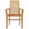 vidaXL Stabelbar Hagemøbel Brun 62,5 x 54,5 x 95,5 cm Heltre teak