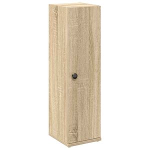 vidaXL Baderomsskap med rulleholder sonoma eik 20,5x22x72 cm