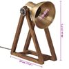 vidaXL Skrivebordslampe 25 W antikk messing 30x17x40 cm E27