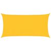 vidaXL Solseil 160 g/m&sup2; gul 2x4 m HDPE