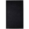 vidaXL D&oslash;rmatte svart 117x220 cm PVC
