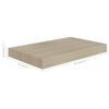 vidaXL Flytende vegghyller 2 stk eik 40x23x3,8 cm MDF