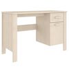 vidaXL Skrivebord HAMAR honningbrun 113x50x75 cm heltre furu