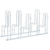 vidaXL Sykkelstativ for 5 sykler gulv frittstående galvanisert stål