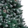 vidaXL Kunstig juletre med 300 LED grønn 180 cm PVC og Stål og Plast