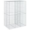 vidaXL Gabionkurv med deksel 150x100x200 cm galvanisert jern