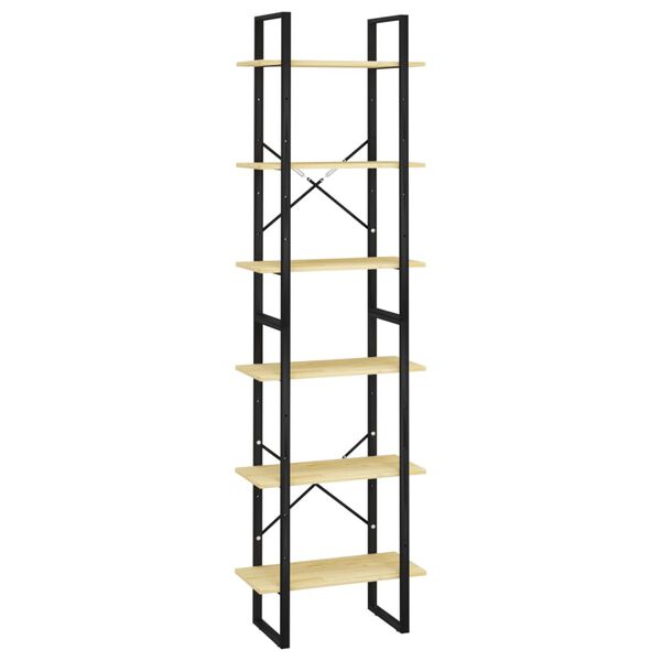 vidaXL Oppbevaringshylle 60x30x210 cm heltre furu