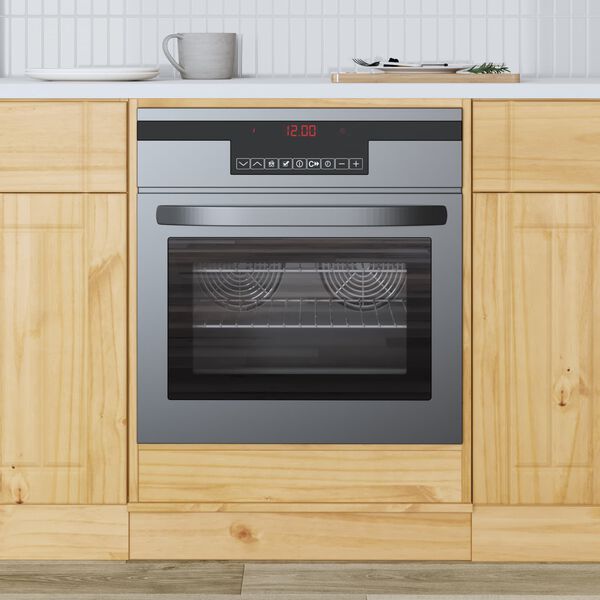 vidaXL Kabinett med lagring Honning 60 x 46 x 81 cm Massiv furu