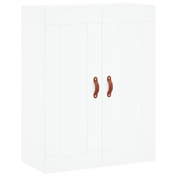 vidaXL Highboard hvit 69,5x34x180 cm konstruert tre