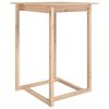 vidaXL Barbord 80x80x110 cm heltre furu
