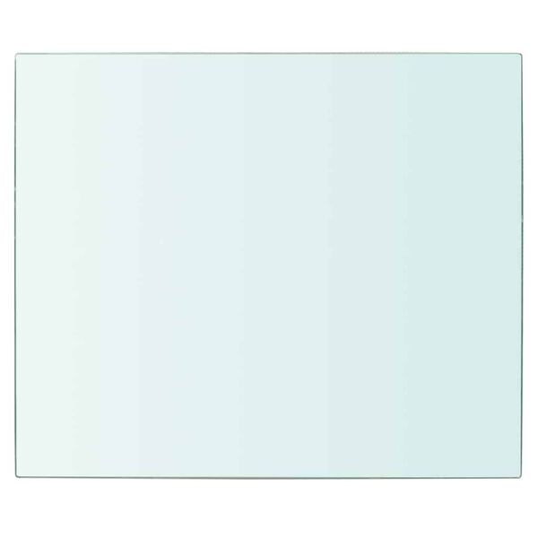 vidaXL Hyllepanel klart glass 30x25 cm