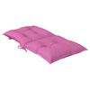 vidaXL Stolputer med lav ryggst&oslash;tte 2 stk rosa 100x50x7 cm stoff
