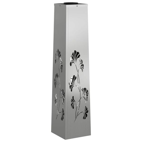 vidaXL Solenergi LED stibelys 2 pcs Galvanisert Galvanisert