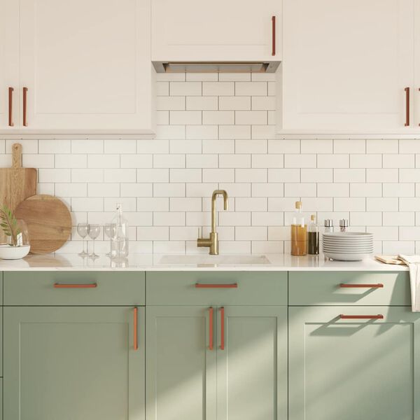 vidaXL Skaphåndtak 10 stk bronse 160 mm rustfritt stål