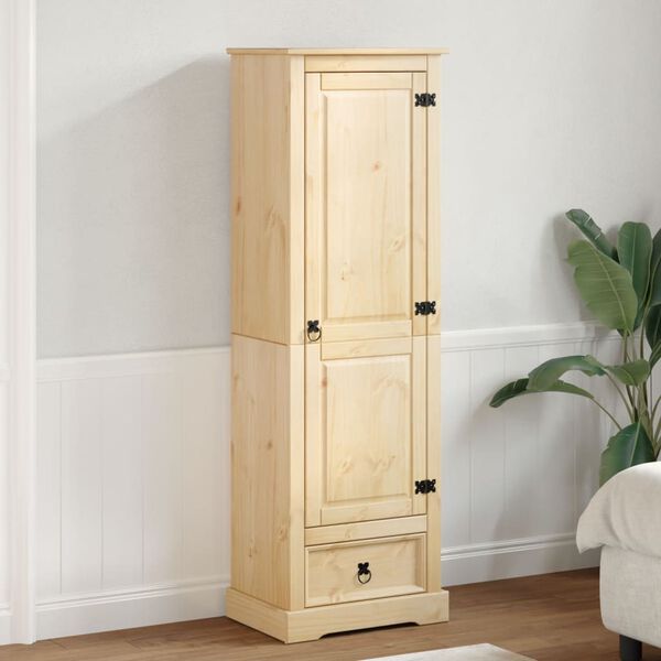 vidaXL Garderobe Corona 55x38x170 cm heltre furu