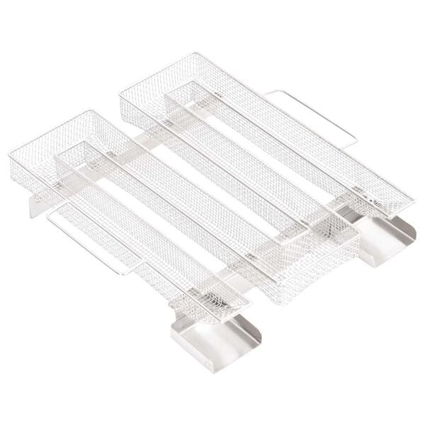 vidaXL Kaldr&oslash;ykgenerator firkantet 22,5 cm rustfritt st&aring;l