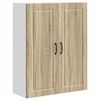 vidaXL Veggskap PORTO Sonoma eik 80 x 31 x 100 cm Konstruert tre